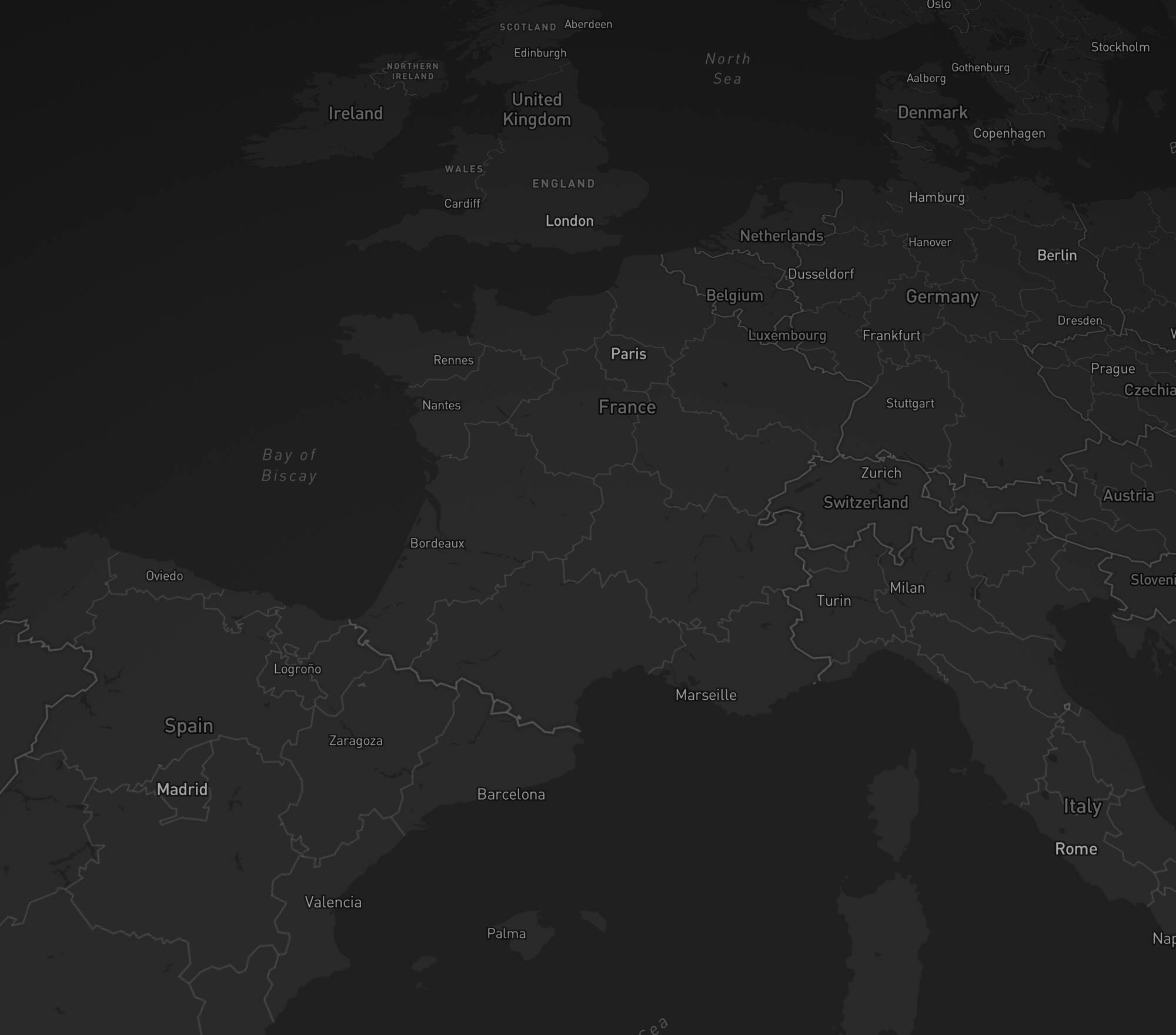 Carte de France des ostéopathes de la communauté