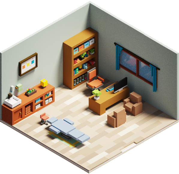voxel d'un cabinet d'ostéopathie